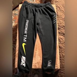Nike Sportswear Swoosh printed joggers, xxl, black